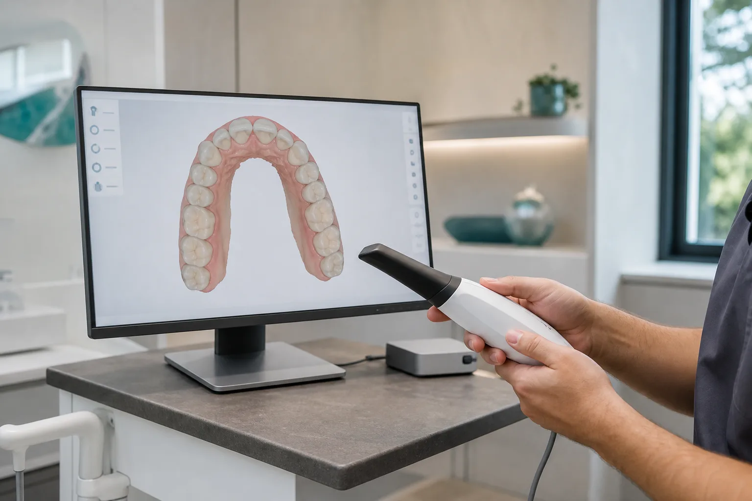Digitálny skener a 3D model chrupu